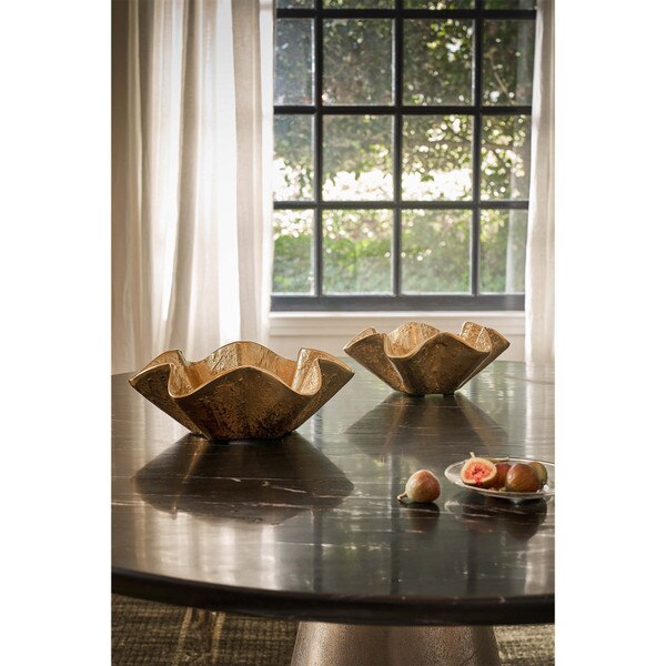 Pedicoat Metal Bowl Large (Brass) Lifestyle 16